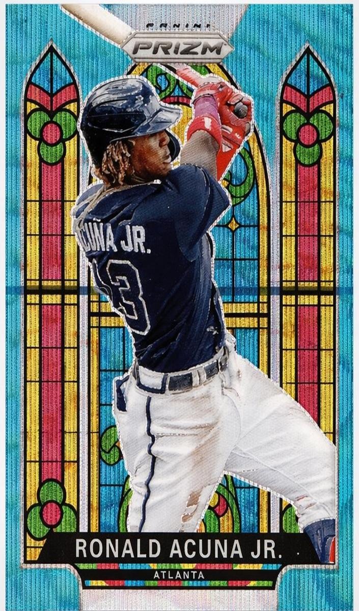 2021 Panini Prizm Baseball Green Wave Ronald Acuna Jr. #SG-4