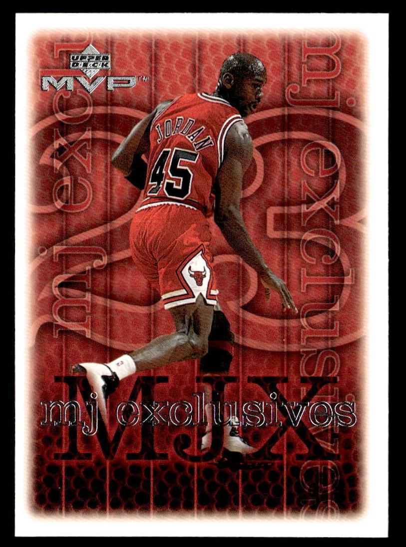 1999 Upper Deck MVP Basketball Michael Jordan #185 PSA 8
