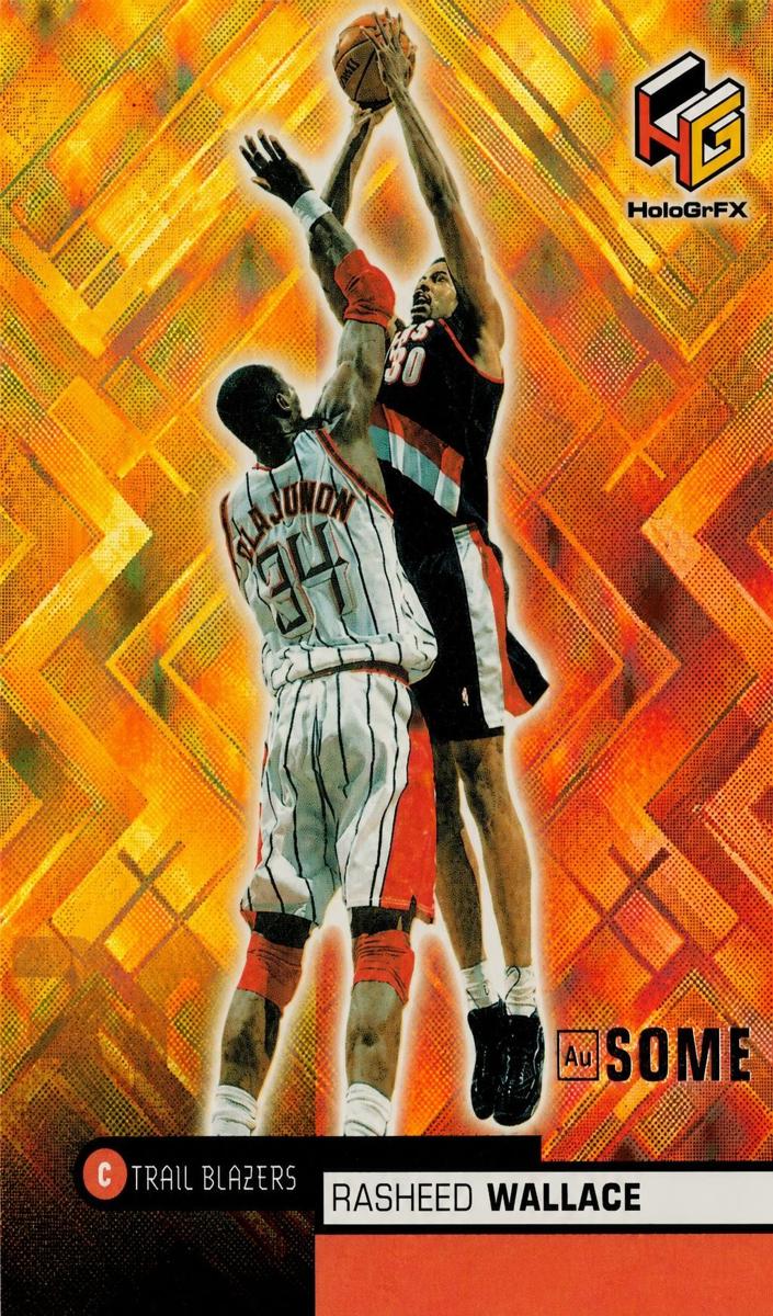 1999 Upper Deck HoloGrFX Basketball AUsome Rasheed Wallace #46