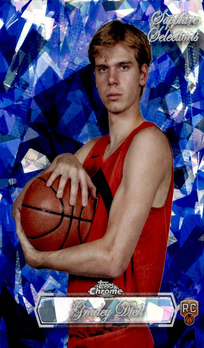 2023 Topps Chrome Sapphire Basketball Gradey Dick #SS-7 PSA 10