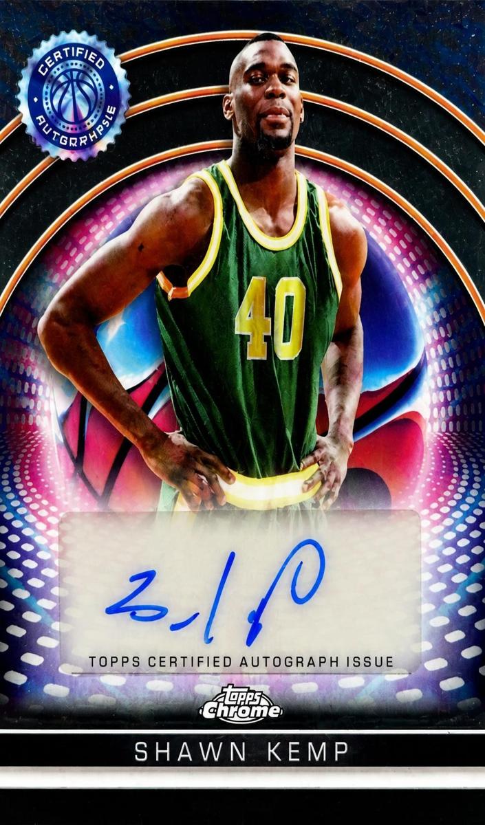 2024 Topps Chrome Basketball Shawn Kemp #TCAI-SK