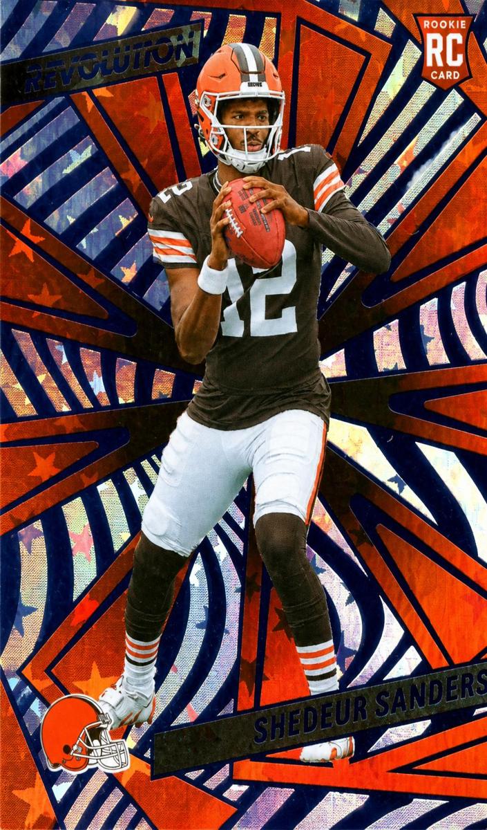 2025 Panini Revolution Football Blue Astro Shedeur Sanders #239