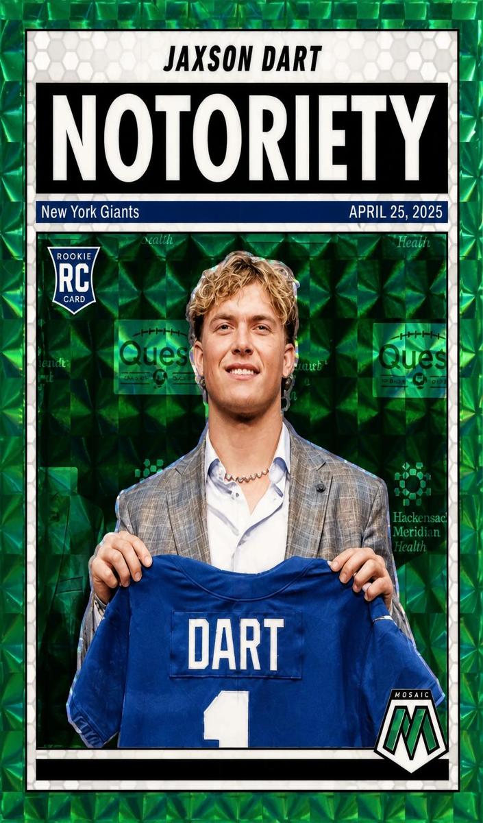 2025 Panini Mosaic Football Green Jaxson Dart #11