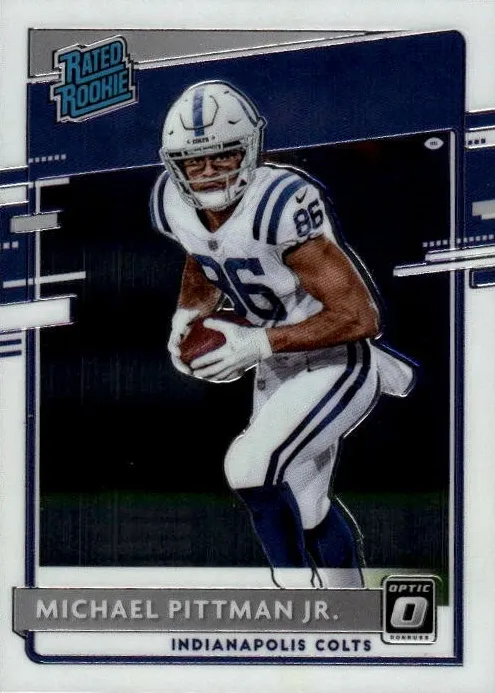 2020 Donruss Optic Football Michael Pittman Jr. #172 PSA 9