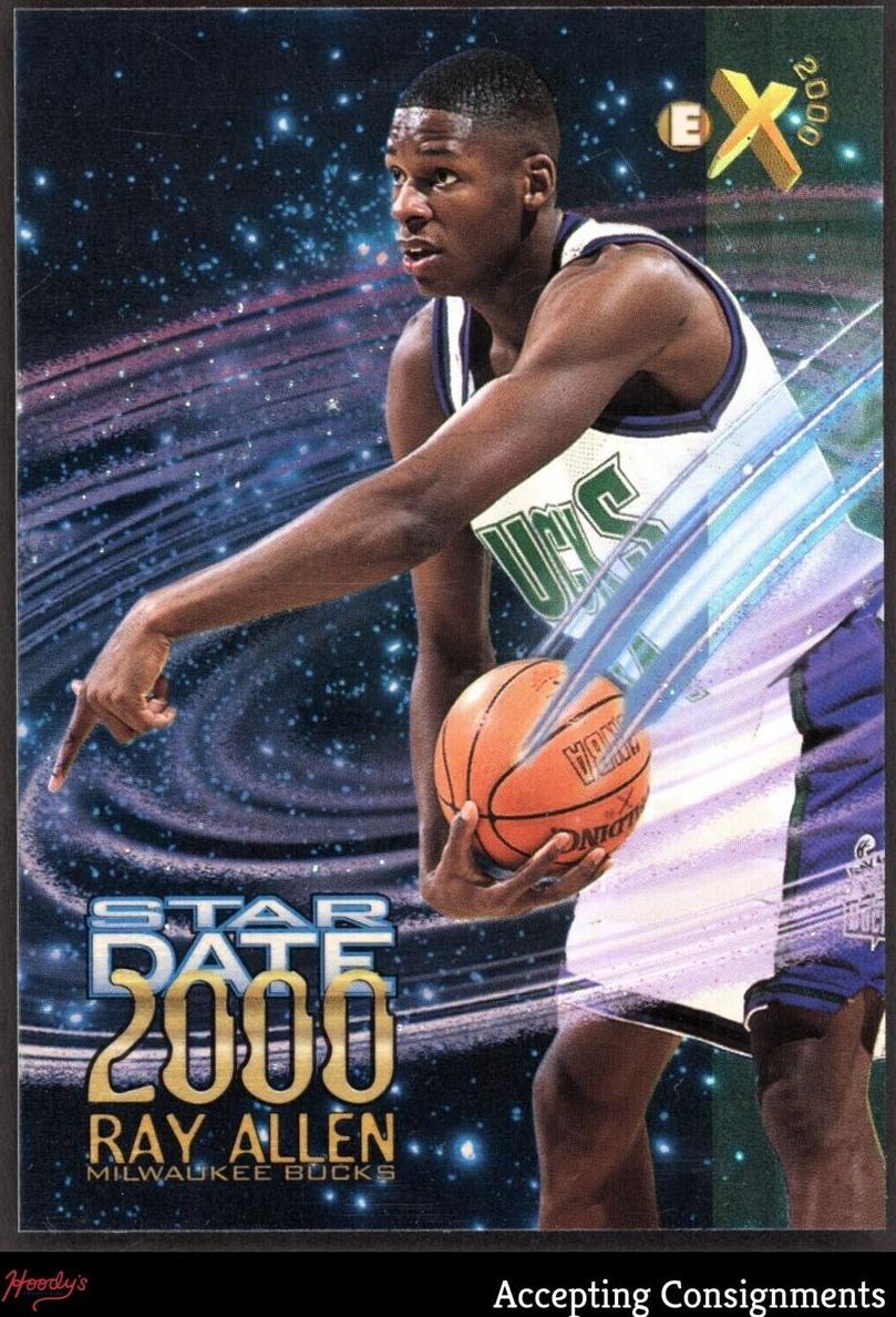 1996 E-X2000 Star Date 2000 Basketball Ray Allen #2 PSA 9
