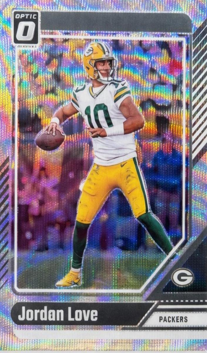 2024 Donruss Optic Football Wave Jordan Love #69