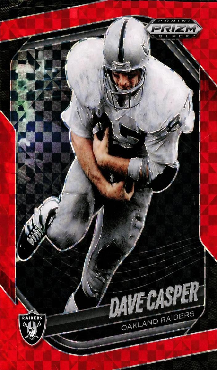 2025 Panini Prizm Black Football Red Power Dave Casper #108