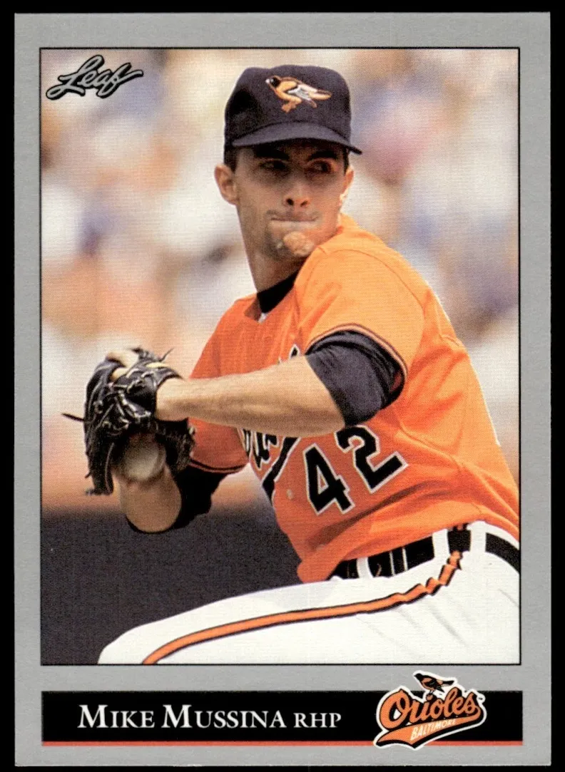 1992 Leaf Baseball Mike Mussina #13 PSA 10