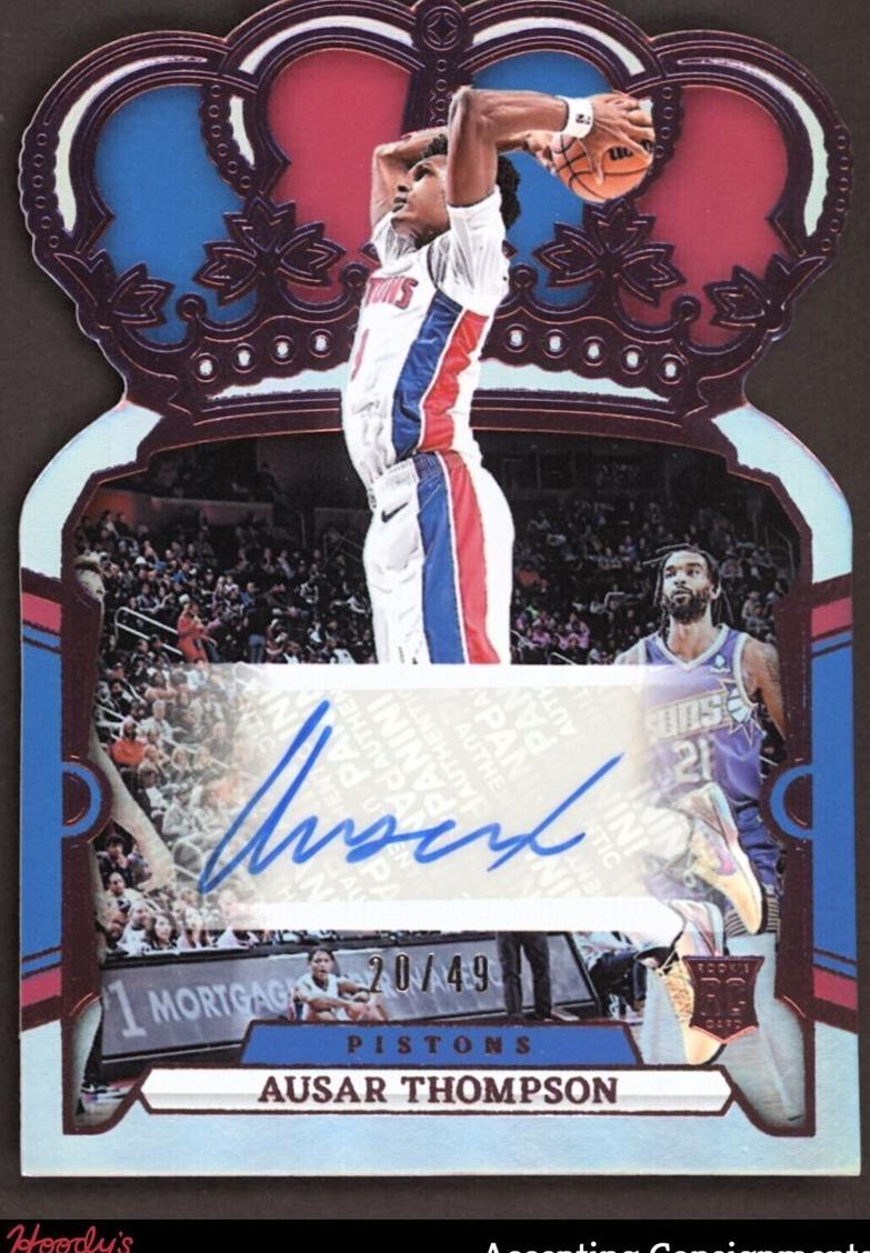 2023 Panini Crown Royale Basketball Pink Ausar Thompson #RC-ASR SGC 8.5