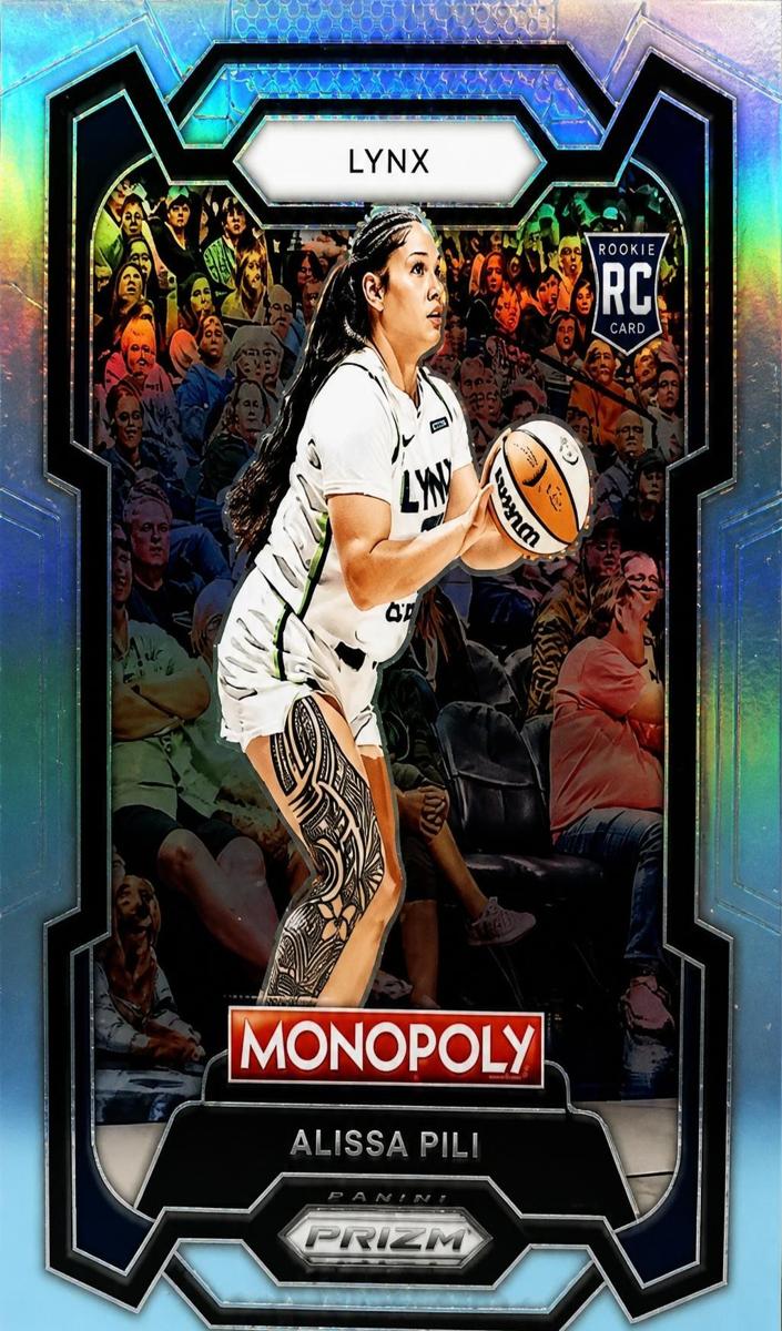 2024 Panini Prizm Monopoly WNBA Basketball Light Blue Alissa Pili #72