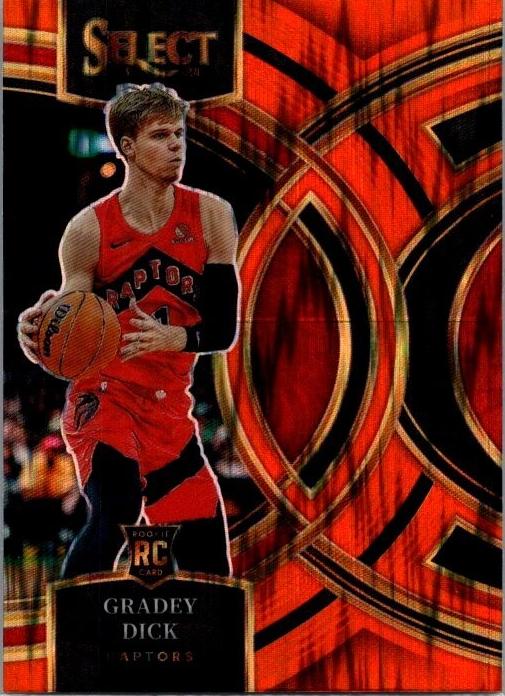2023 Panini Select Basketball Orange Flash Gradey Dick #126