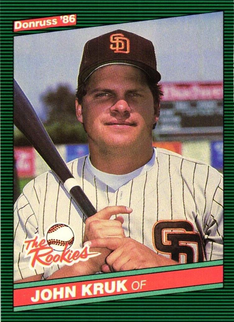 1986 Donruss The Rookies Baseball John Kruk #42 PSA 9