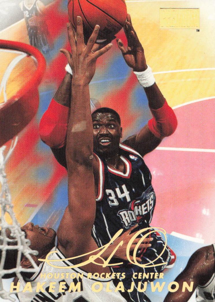 1998 Skybox Premium Basketball Hakeem Olajuwon #87