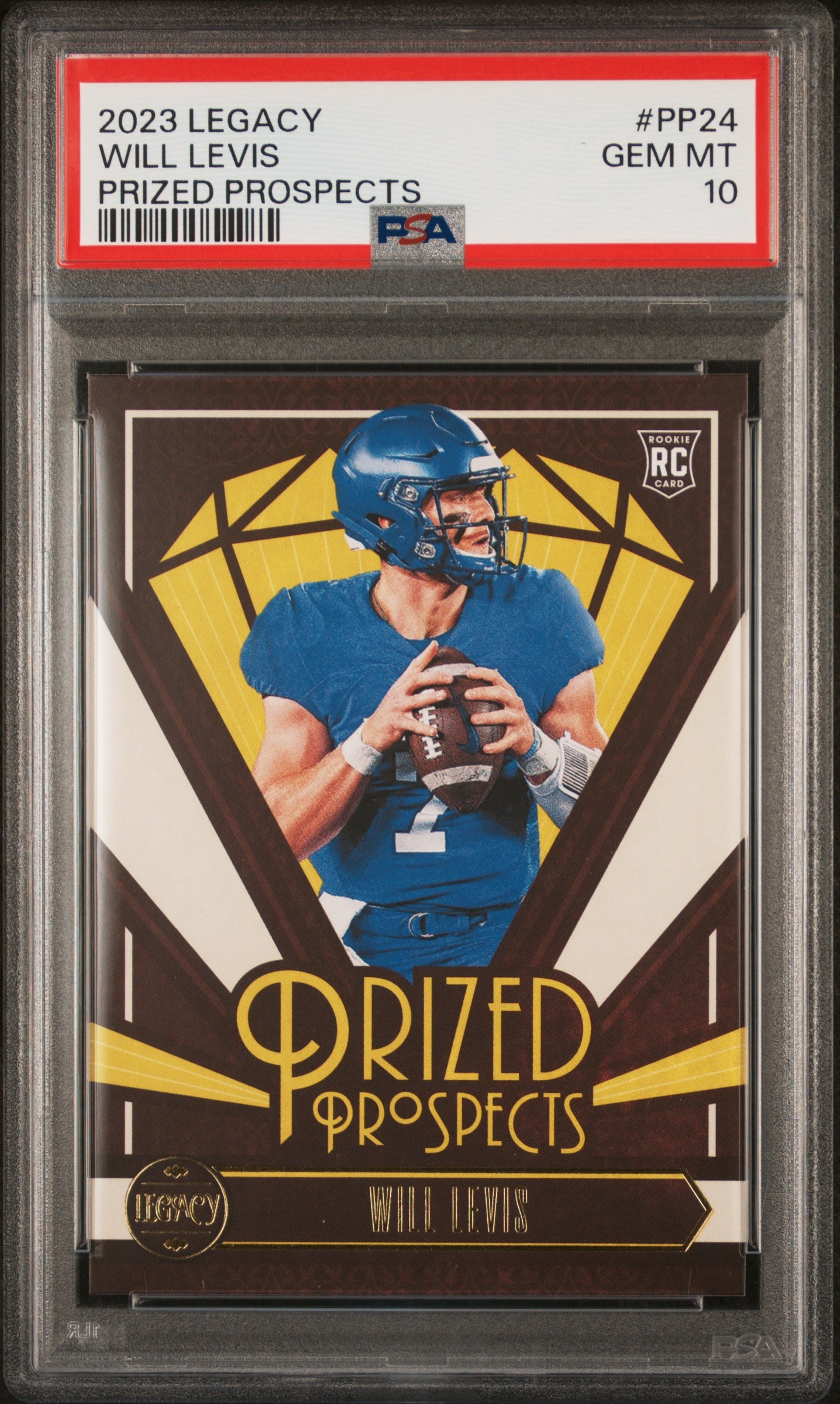 2023 Panini Legacy Football Will Levis #PP-24 PSA 9