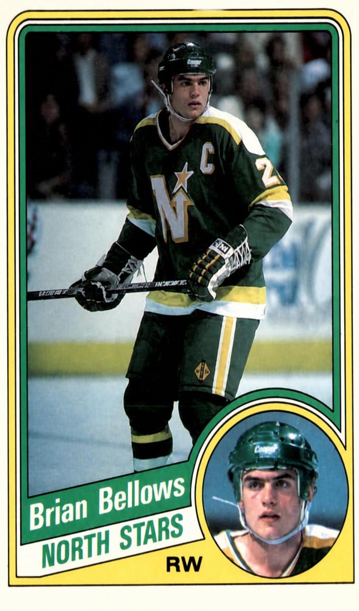 1984 O-Pee-Chee Hockey Brian Bellows #95 PSA 9