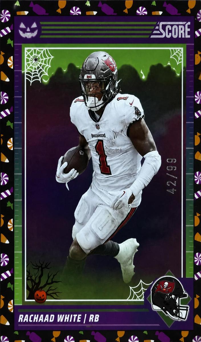 2024 Panini Score-a-Treat Football Trick or Treat Rachaad White #264