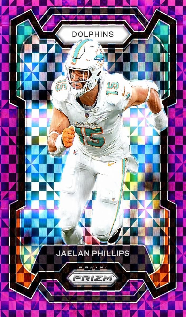 2023 Panini Prizm Football Purple Power Jaelan Phillips #183