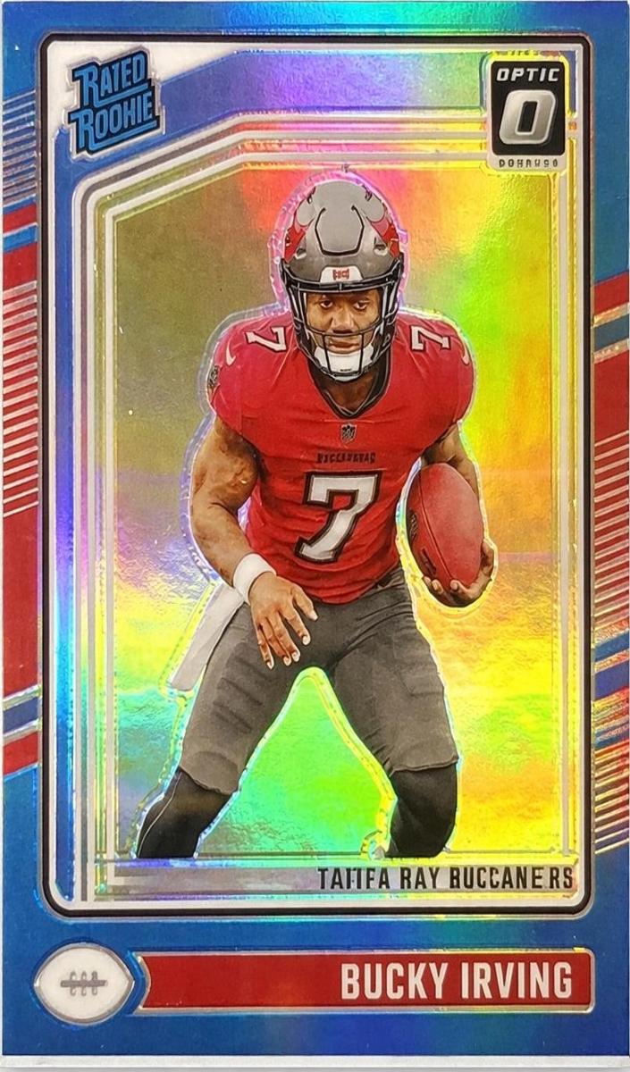 2024 Donruss Optic Football Aqua Bucky Irving #216 PSA 9