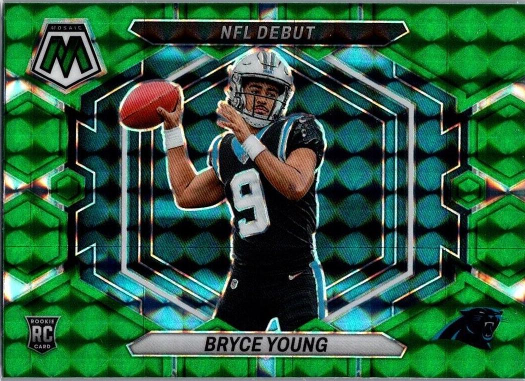 2023 Panini Mosaic Football Green Bryce Young #ND-2 PSA 9