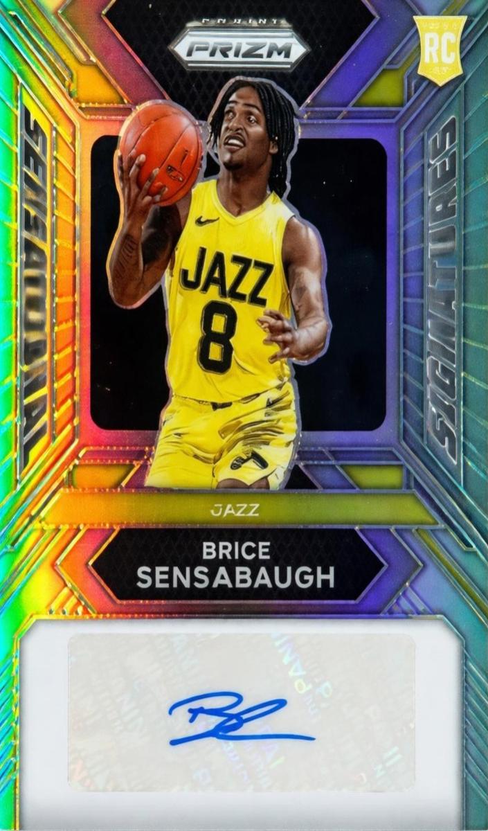 2023 Panini Prizm Basketball Silver Brice Sensabaugh #SS-BS PSA 8.5