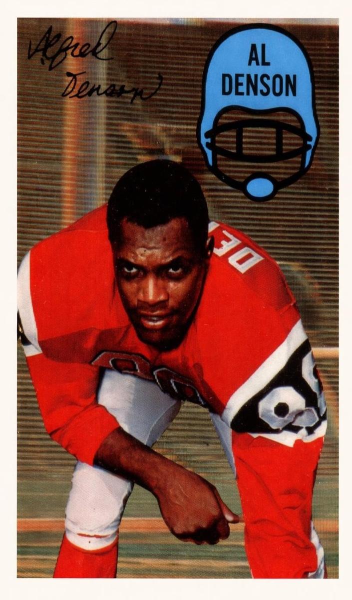 1970 Kellogg's Football Al Denson #18