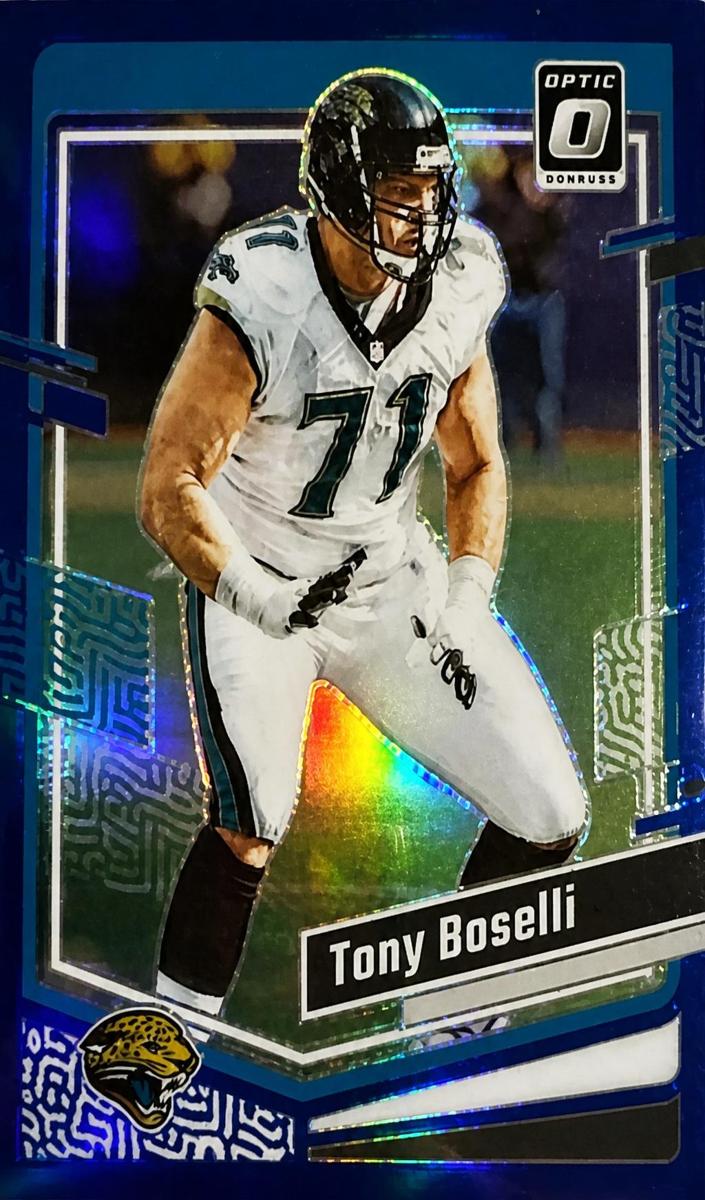 2023 Donruss Optic Football Blue Tony Boselli #85