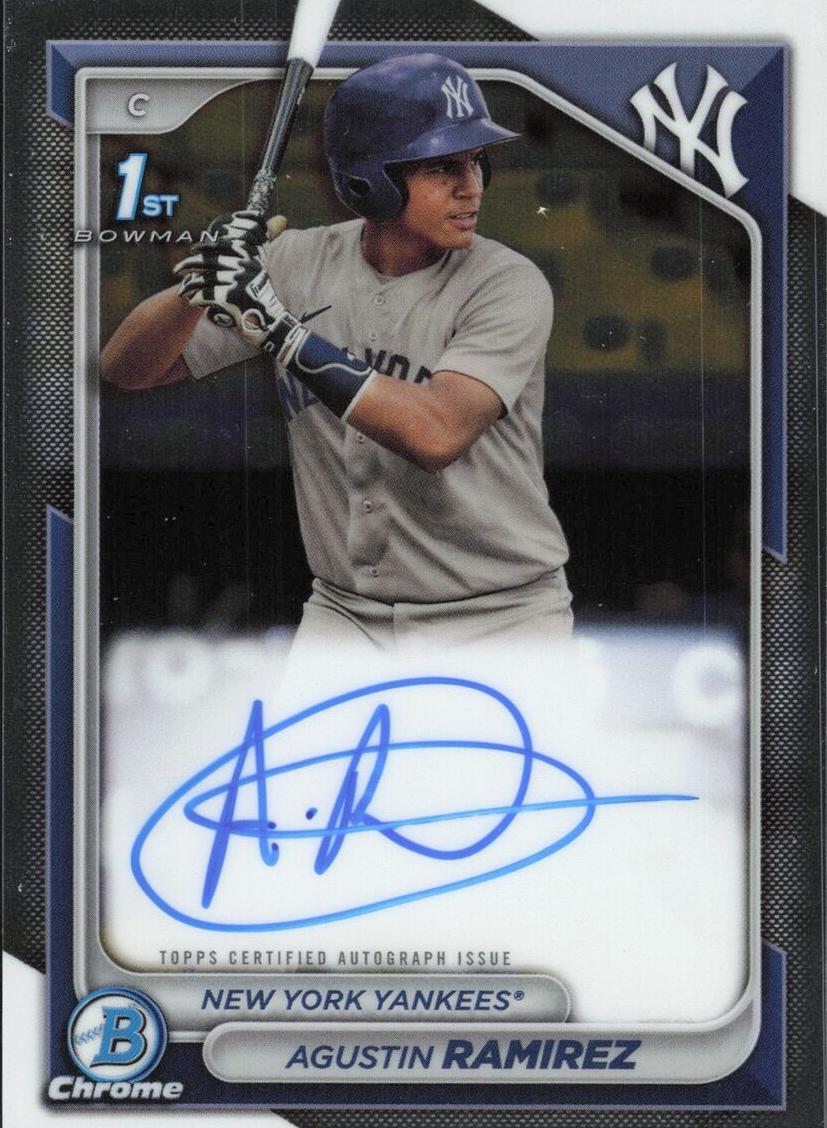 2024 Bowman Chrome Prospects Baseball Agustin Ramirez #CPA-AR SGC 9