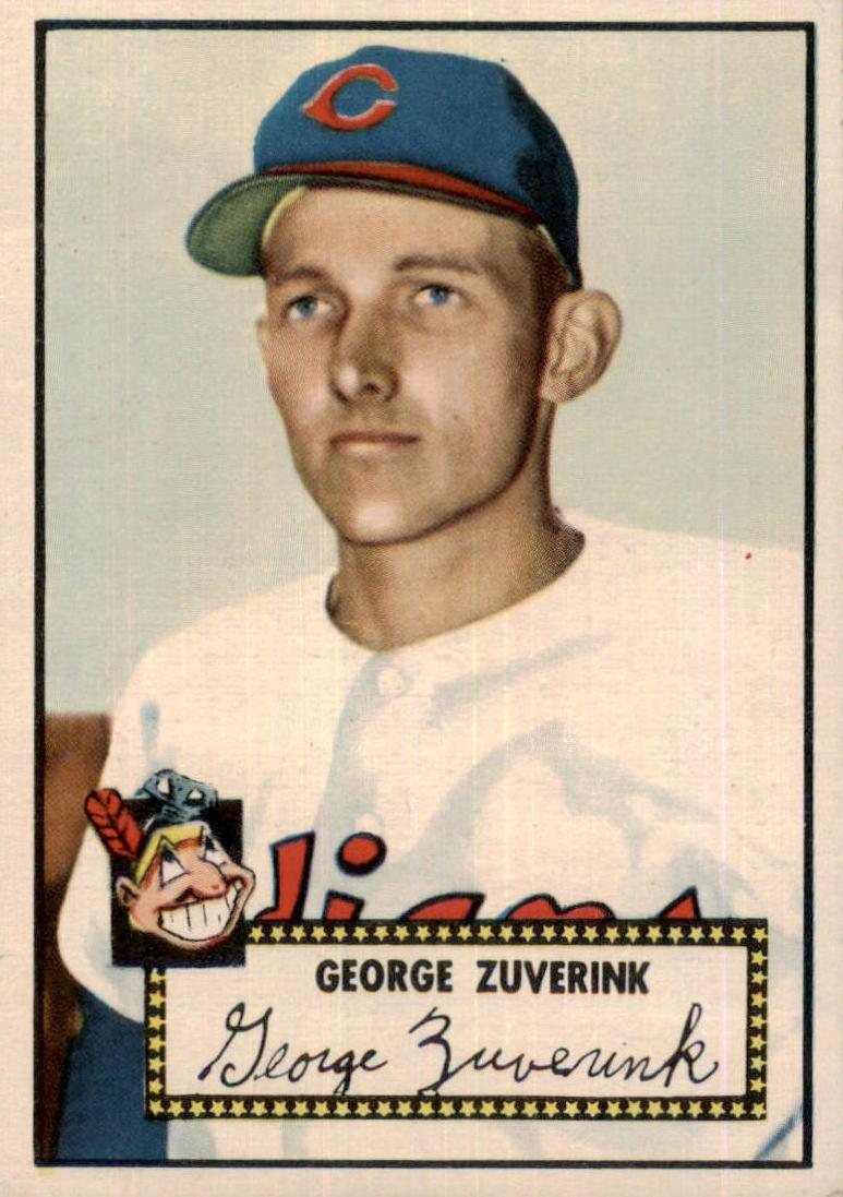 1952 Topps Baseball George Zuverink #199