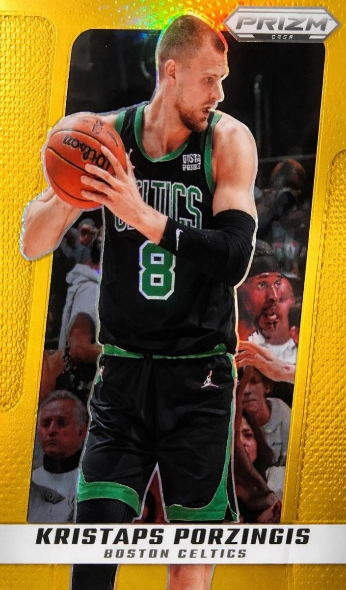 2024 Panini Prizm Deca Basketball Gold Kristaps Porzingis #131