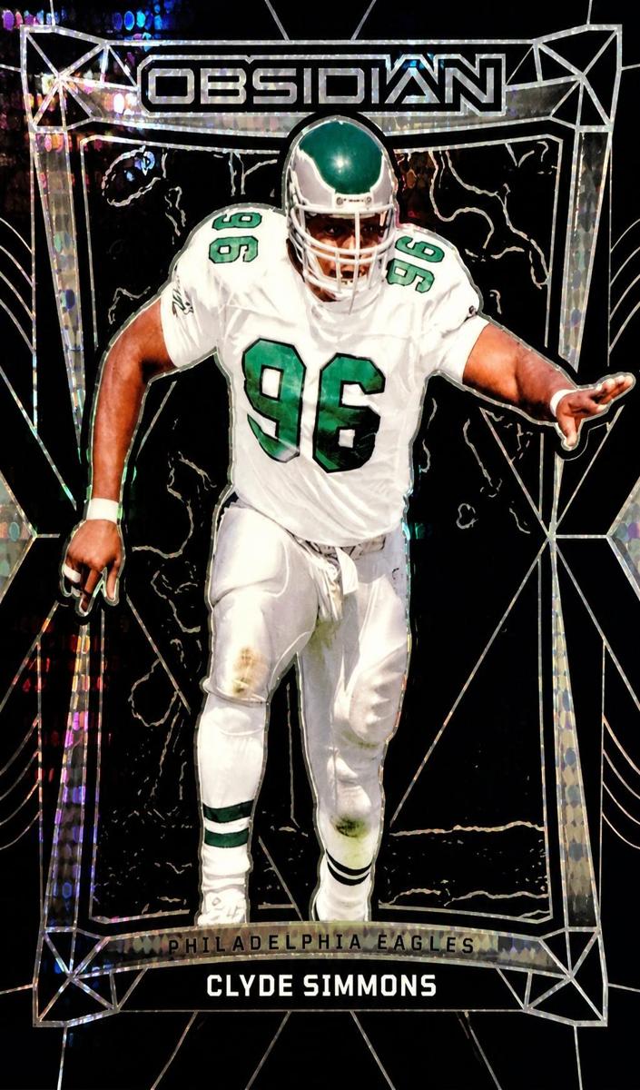 2024 Panini Obsidian Football International Clyde Simmons #163