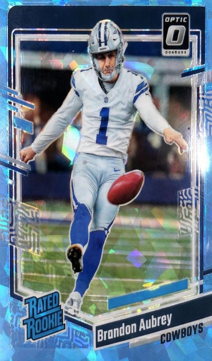2023 Donruss Optic Football Ice Brandon Aubrey #226 PSA 10
