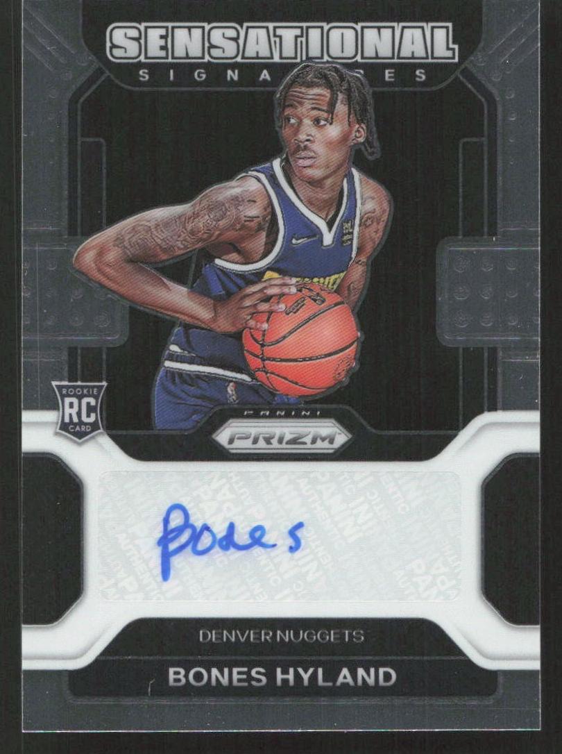 2021 Panini Prizm Basketball Bones Hyland #SS-NAH PSA 8