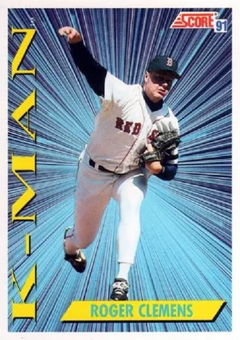 1991 Score Baseball Roger Clemens #684