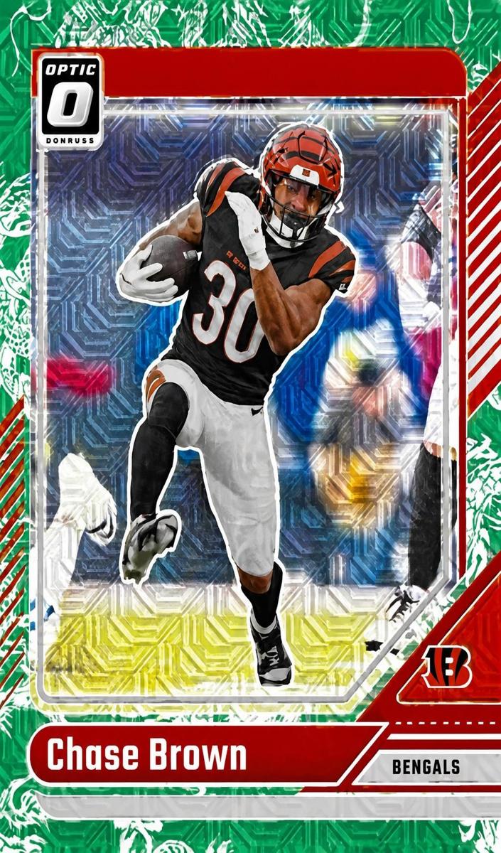 2024 Donruss Optic Football Dragon Chase Brown #41 PSA 9