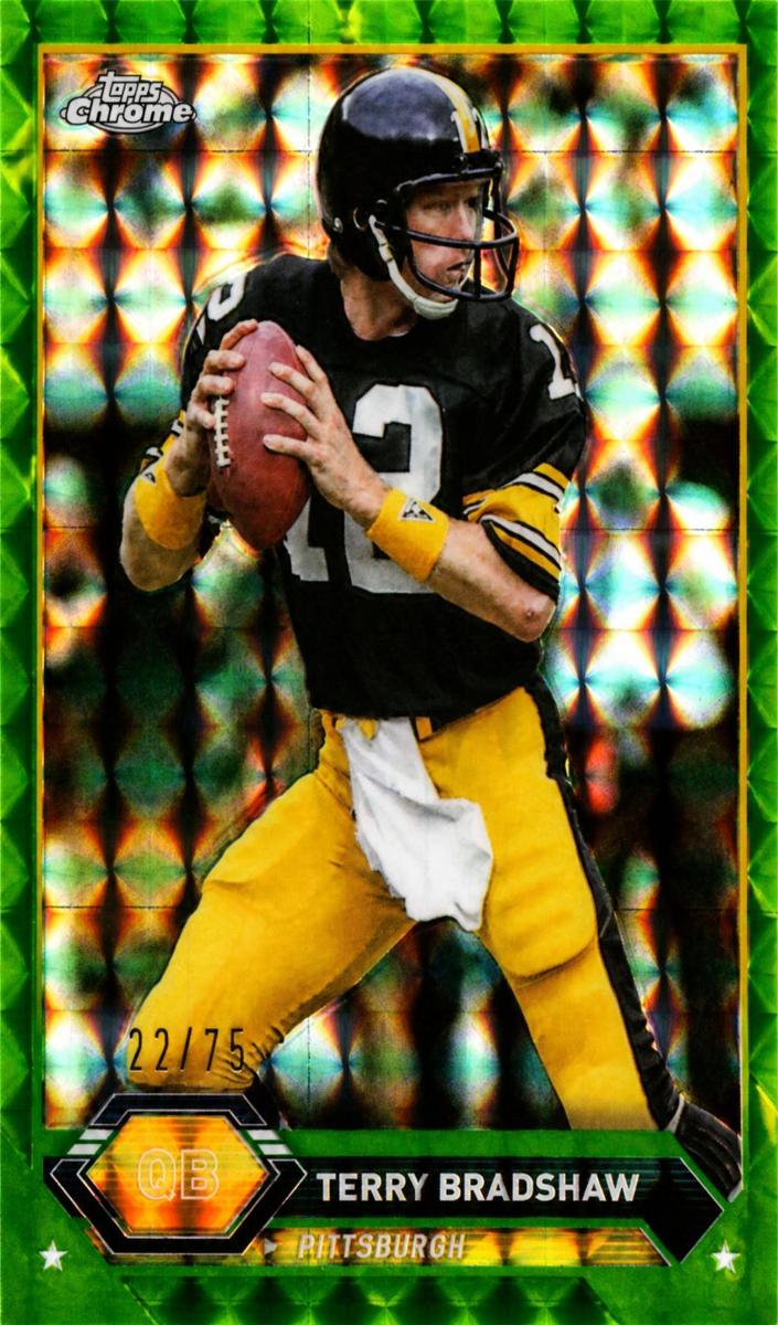 2023 Topps Composite Football Green Geometric Terry Bradshaw #33