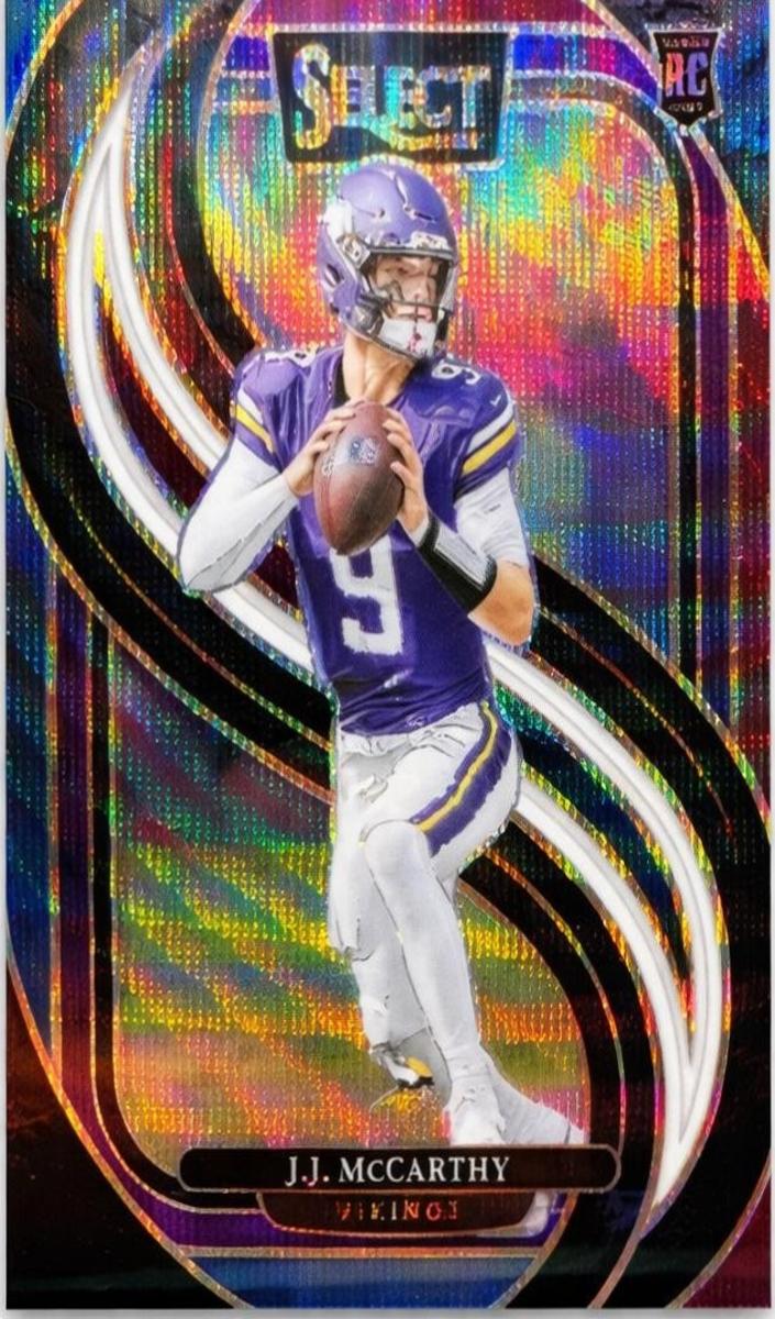 2024 Panini Select Football Tri-Color J.J. McCarthy #134