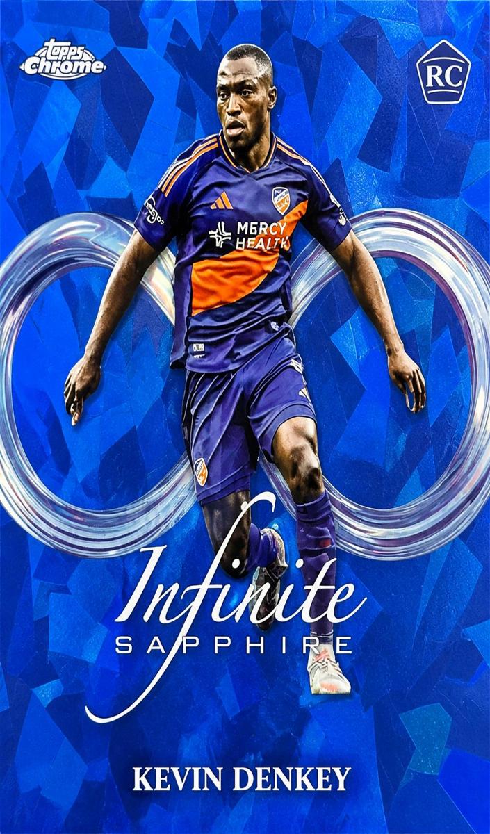 2025 Topps Chrome Sapphire MLS Soccer Kevin Denkey #IS-7