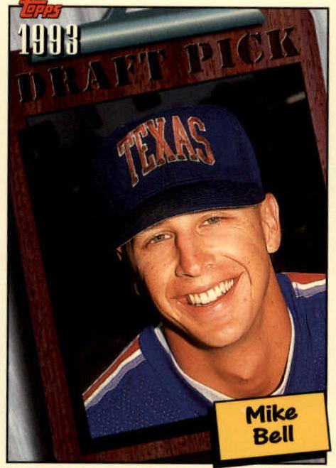 1994 Topps Baseball Mike Bell #201 PSA 8