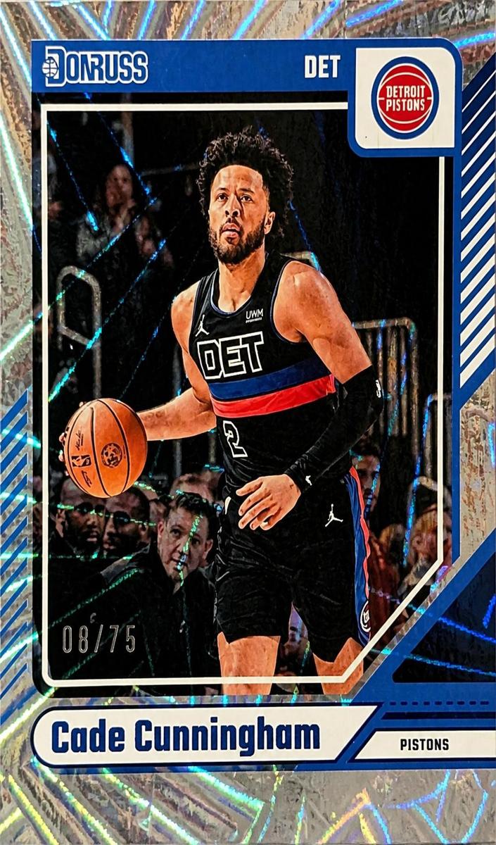 2024 Panini Donruss Basketball Blue Wedges Cade Cunningham #174