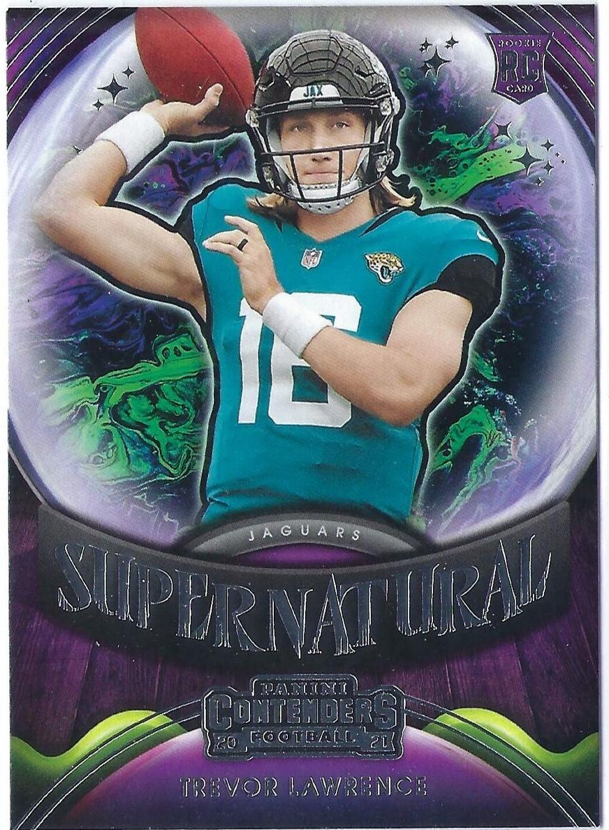 2021 Panini Contenders Football Trevor Lawrence #SN-TLR PSA 9