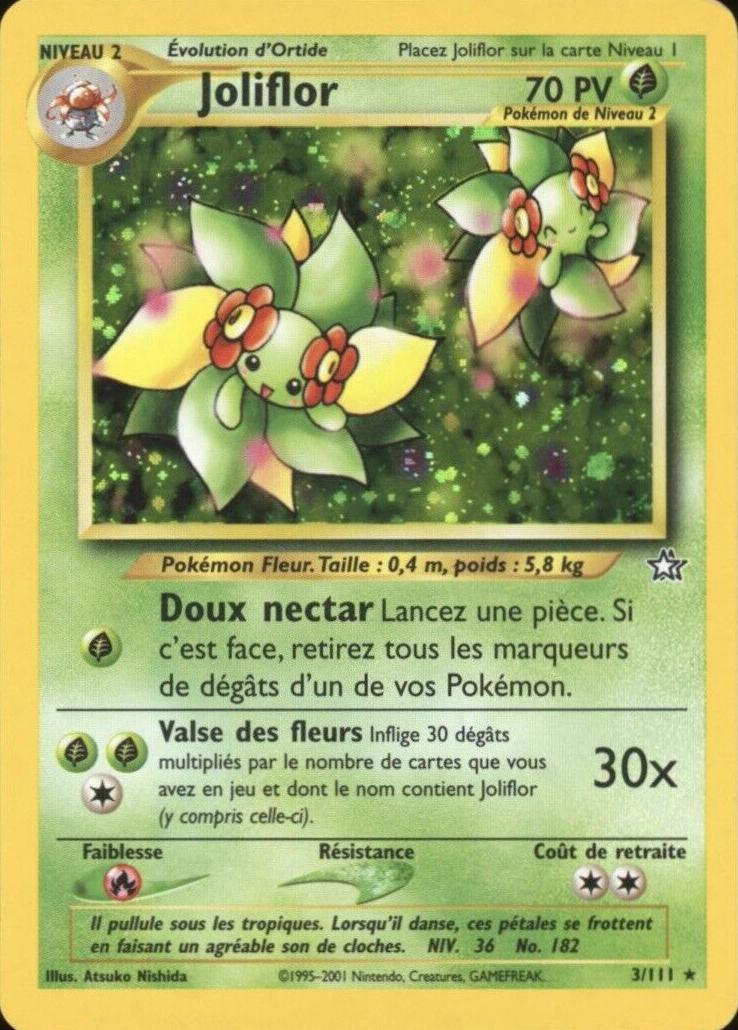 2000 Pokemon Neo Genesis Bellossom #3