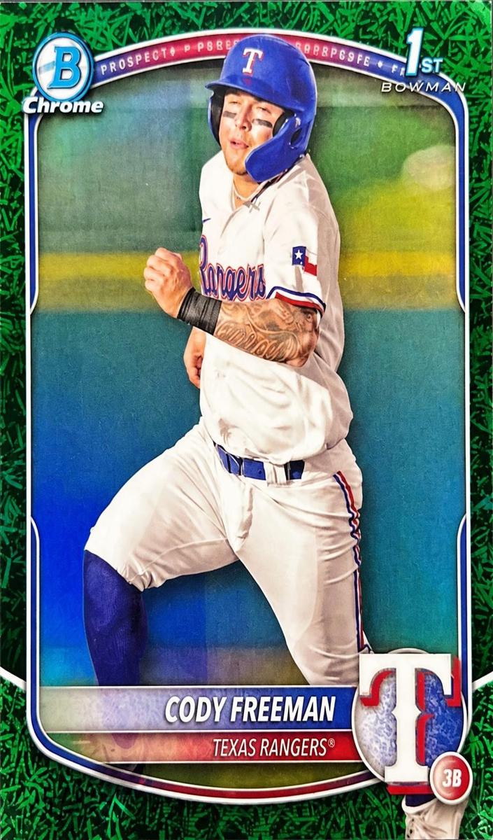 2025 Bowman Chrome Prospects Baseball Green Grass Cody Freeman #BCP-112