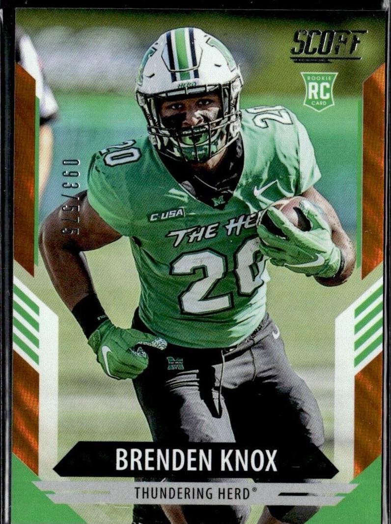 2021 Panini Score Football Brenden Knox #366