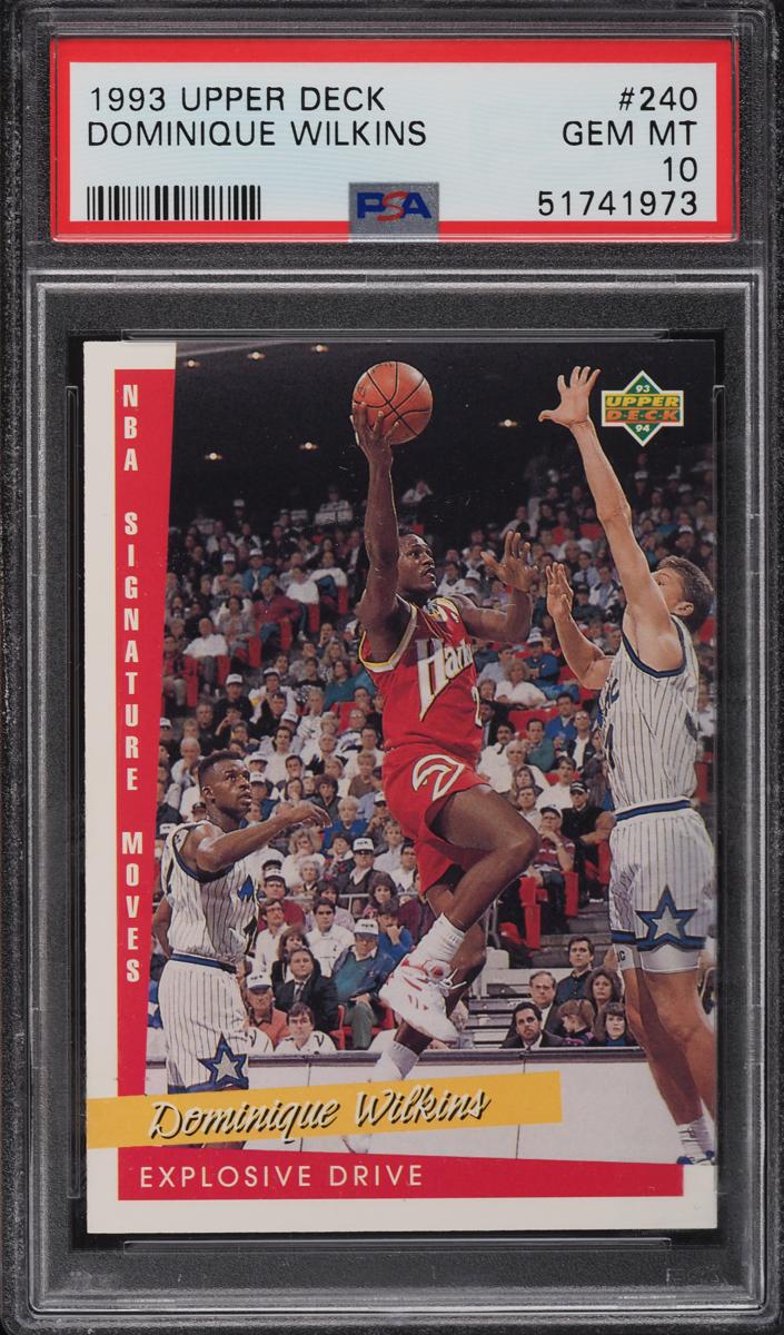 1993 Upper Deck Basketball Dominique Wilkins #240