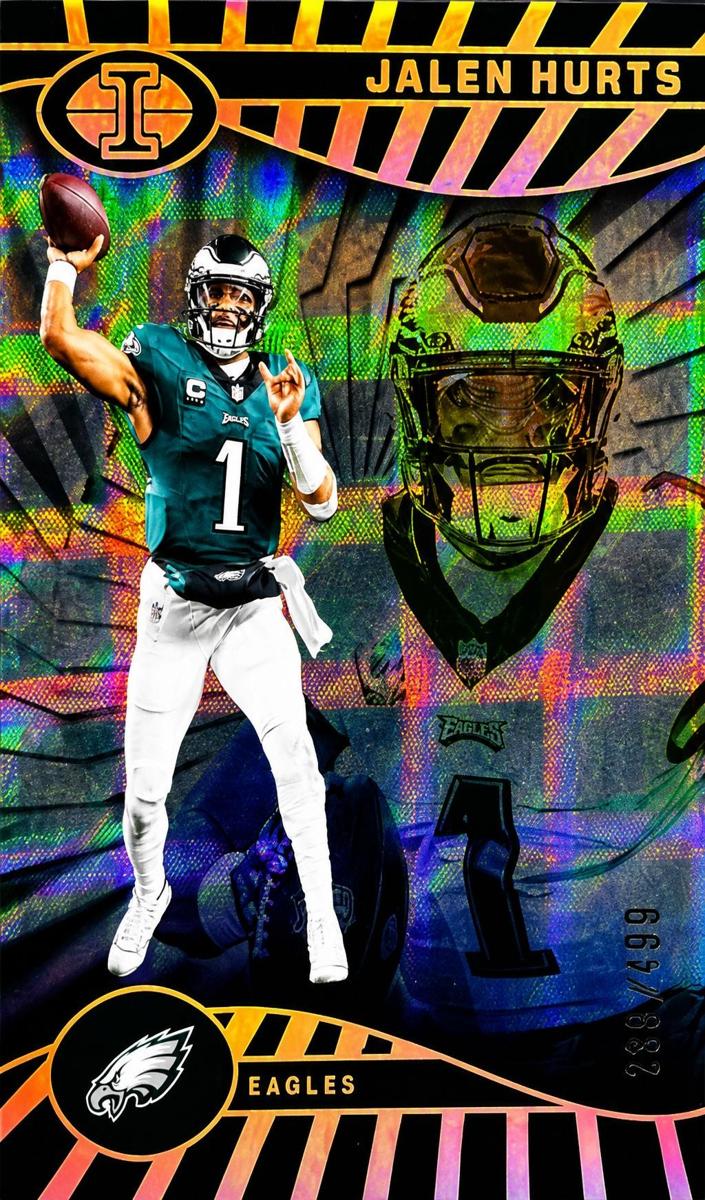2024 Panini Illusions Football Mirrored Trophy Collection Jalen Hurts #70