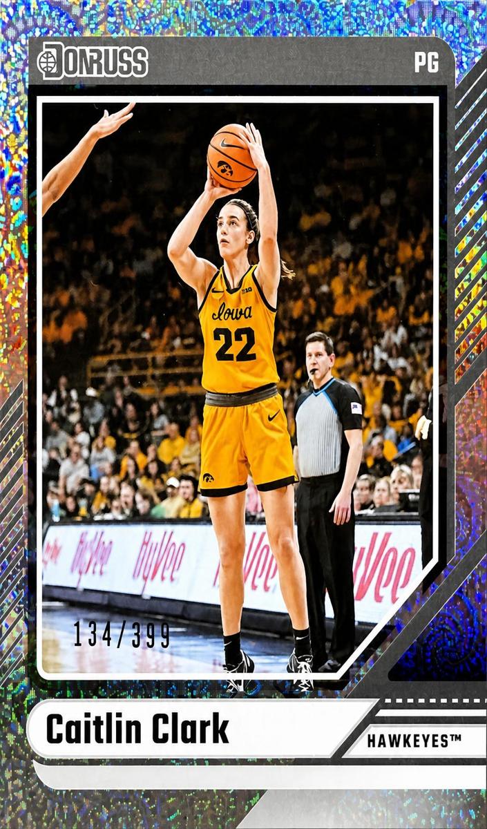 2024 Panini Caitlin Clark Collection Basketball Vortex Caitlin Clark #5 SGC 9