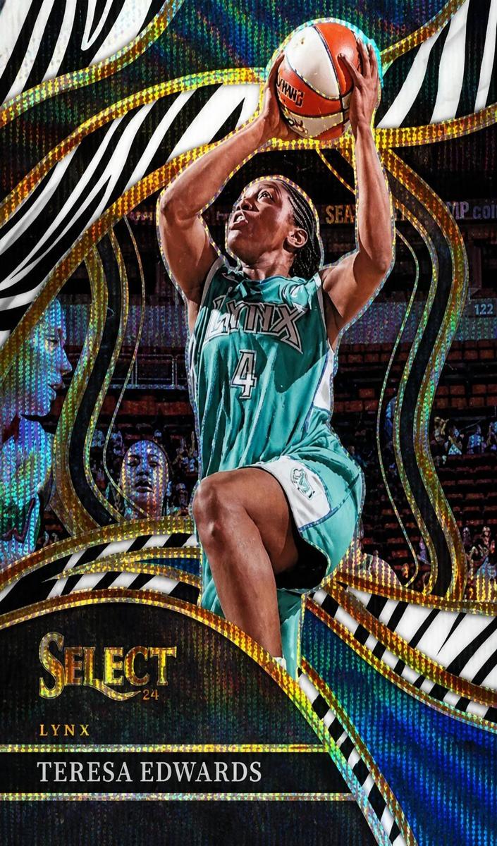 2024 Panini Select WNBA Basketball Zebra Teresa Edwards #230