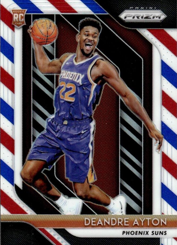 2018 Panini Prizm Basketball Prizms Red White Blue Deandre Ayton #279 PSA 9