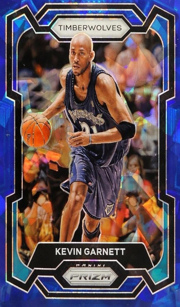 2023 Panini Prizm Basketball Blue Ice Kevin Garnett #183
