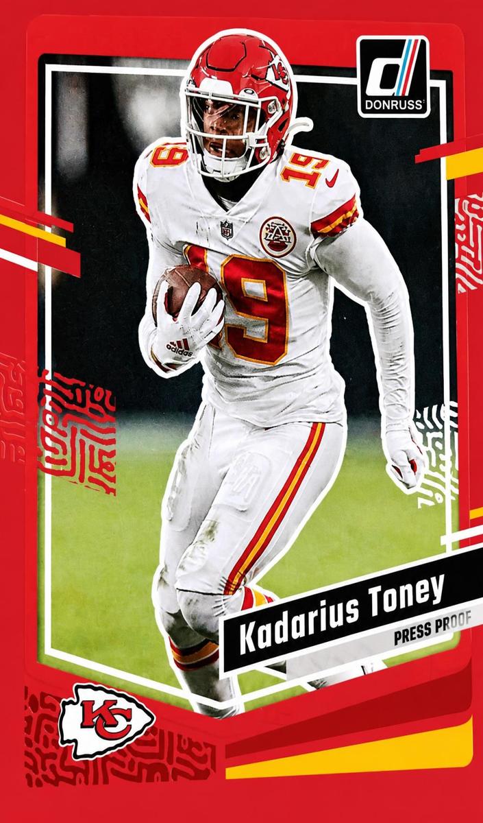 2023 Panini Donruss Football Press Proof Red Kadarius Toney #145